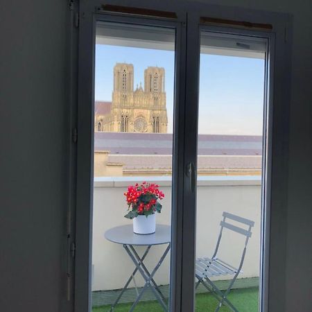 Studio Cosy Vue Cathedrale Reims Buitenkant foto